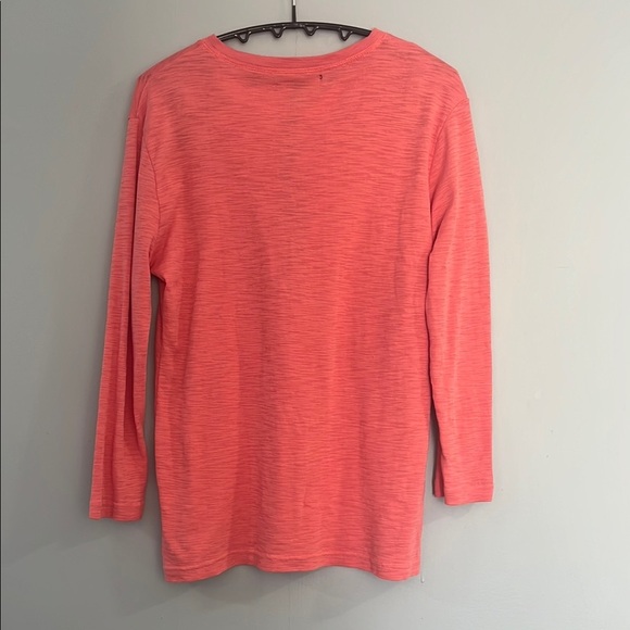 Chaps Coral Button-Up Top - Picture 8 of 9